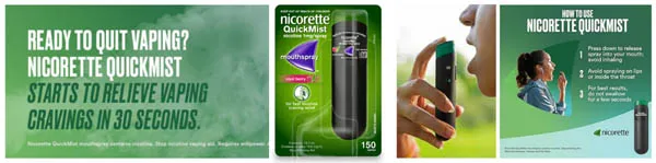 oral nicotine spray