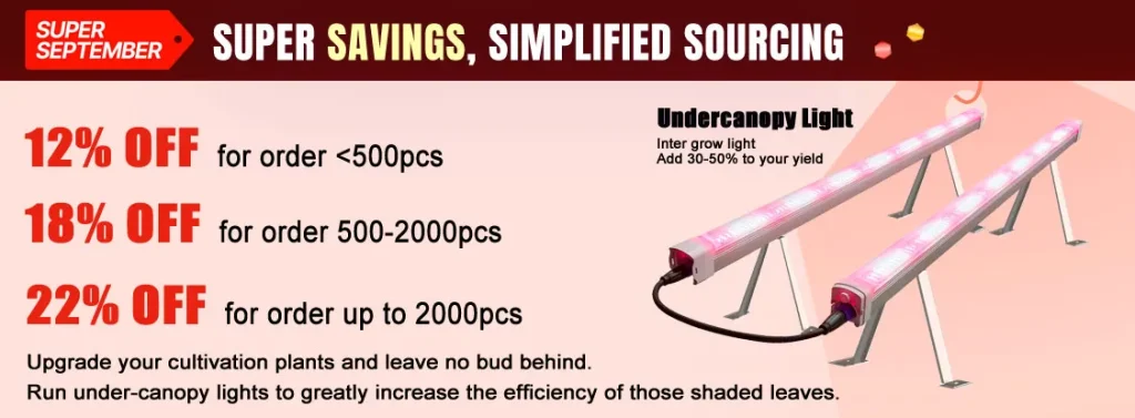 under canopy light promotion