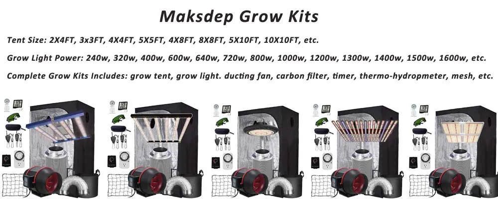 MAKSDEP complete grow kits