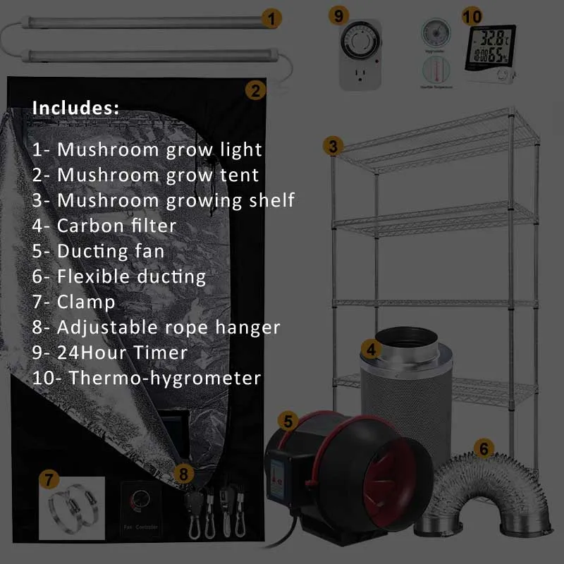 mushroom growing equipment
